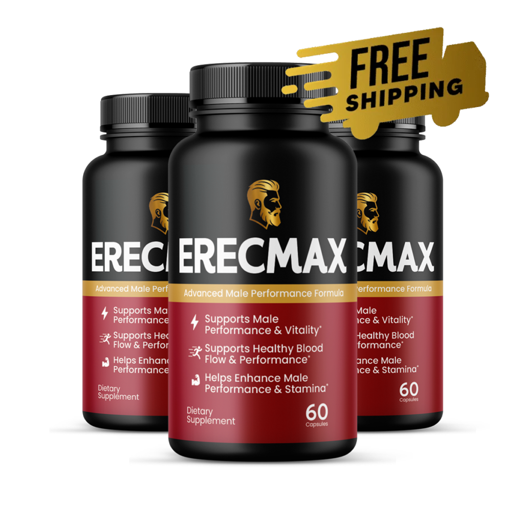 Erecmax 3 bottles — 90-day supply
